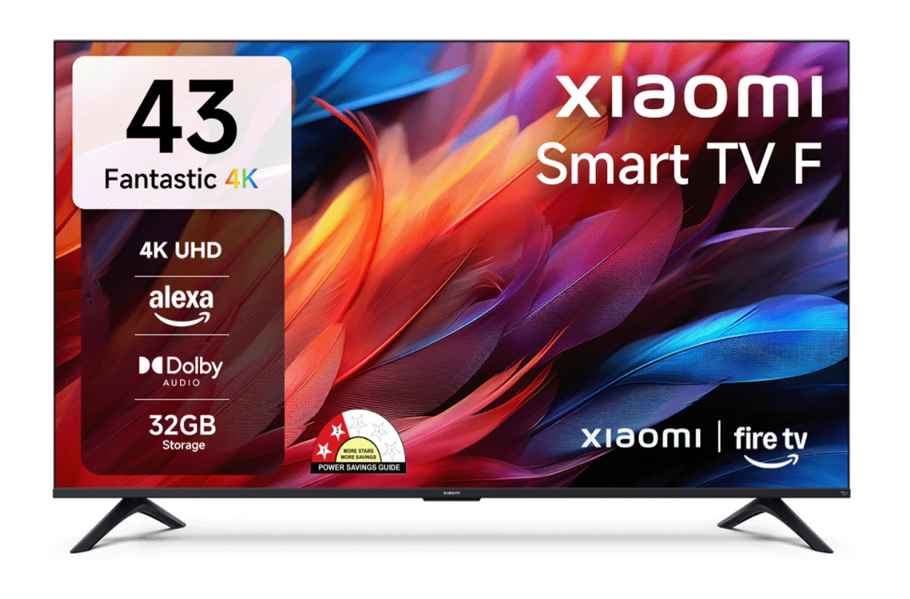 XIAOMI F Series 108 cm (43 inch) Ultra HD (4K) LED Smart Fire TV with Dolby Audio | Box Speakers | Alexa | 32GB Storage | Filmmaker Mode| Mi TV (L43MB-FIN) 1