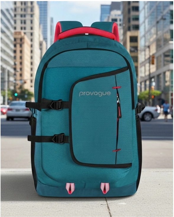 PROVOGUE Large 35 L Laptop Backpack P-005 (Blue, Red)