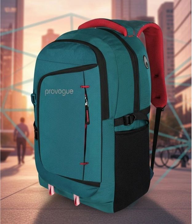 PROVOGUE Large 35 L Laptop Backpack P-005 (Blue, Red) 2