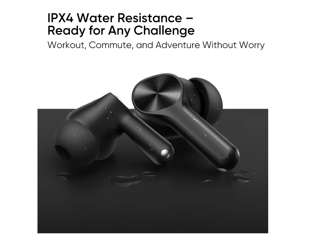 realme Buds T200 Lite with 12.4mm Driver, 48hrs Playback, AI ENC & Dual-Device Pairing Bluetooth Headset (Volt Black, True Wireless) 3