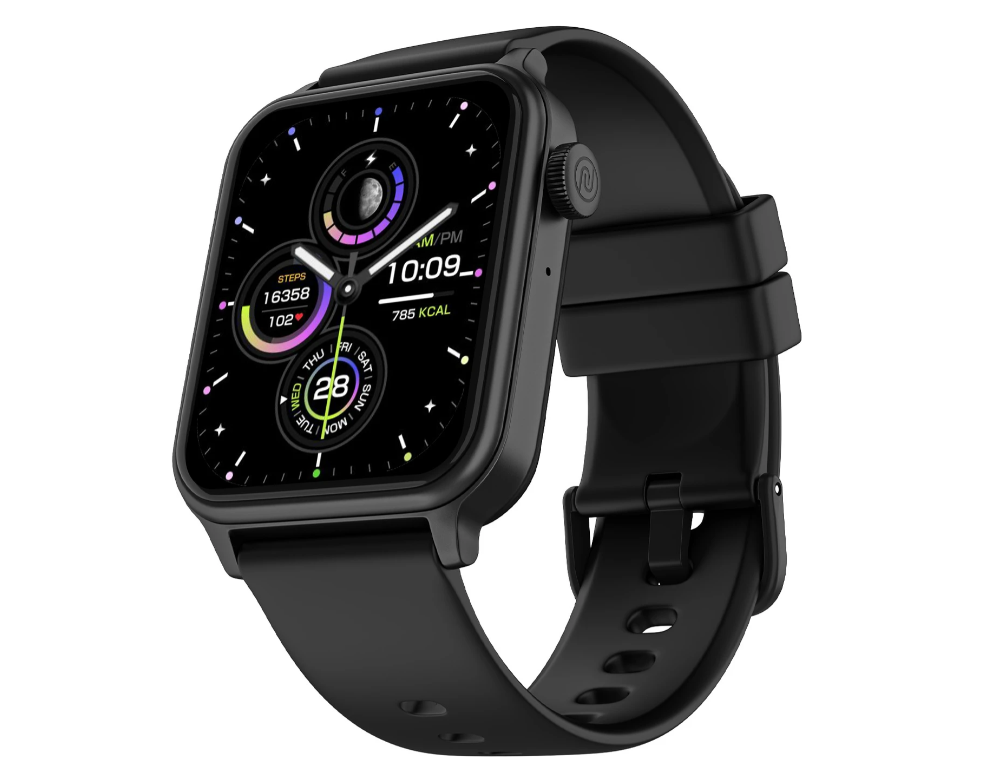 Noise Pulse Hyper, 21 Days Battery, 1.85 Display, AI Watch Faces,1 ATM Water Resistant Smartwatch (Jet Black Strap, Regular)